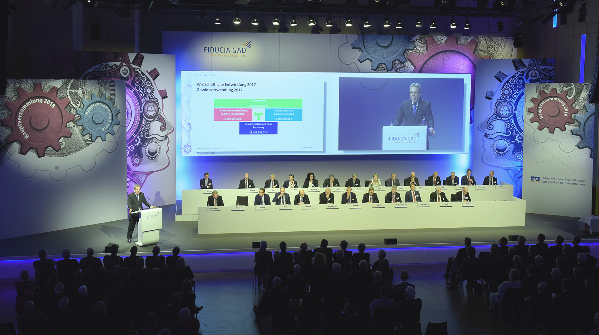 Hauptversammlung 18 Der Fiducia Gad It Ag Mit Blick Nach Vorn